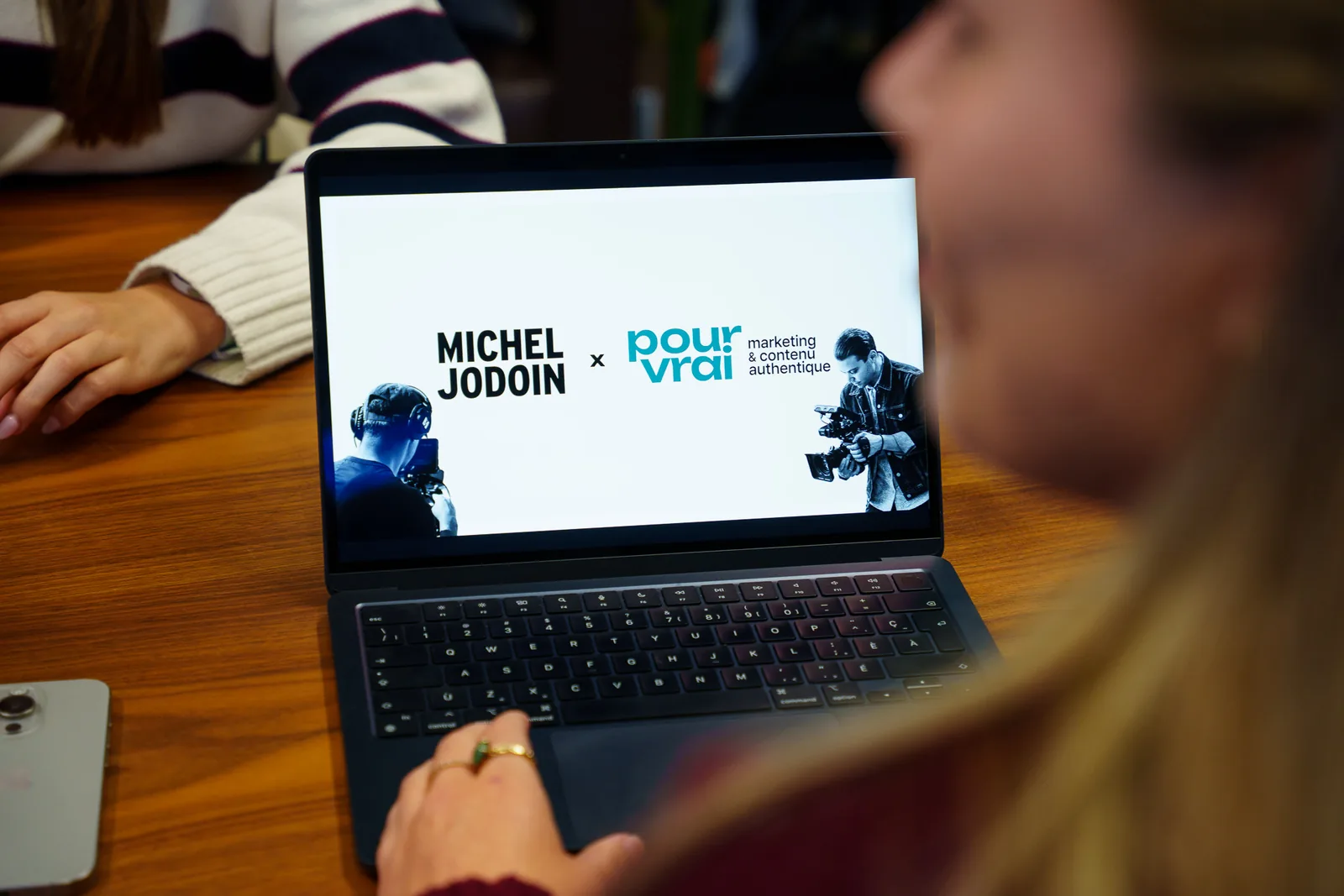 Concept de contenu Michel Jodoin conçu par l'équipe de Pour Vrai